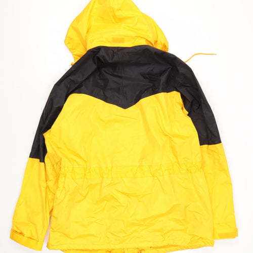 Outdoor Wear Men's Yellow M Rain Jacket Hooded