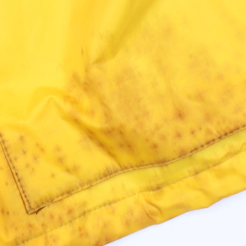 Outdoor Wear Men's Yellow M Rain Jacket Hooded