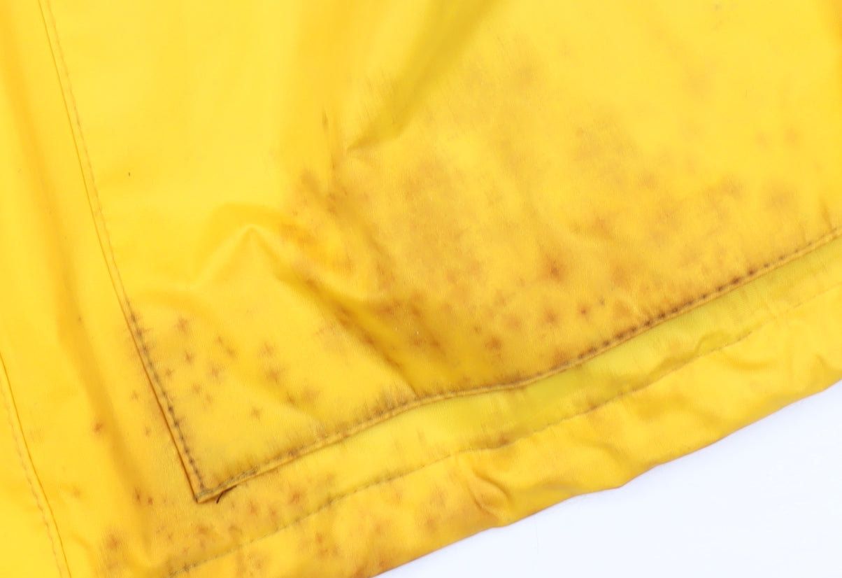 Outdoor Wear Men's Yellow M Rain Jacket Hooded