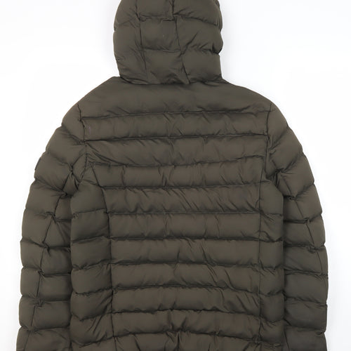 French Connection Men's Green Puffer Jacket S