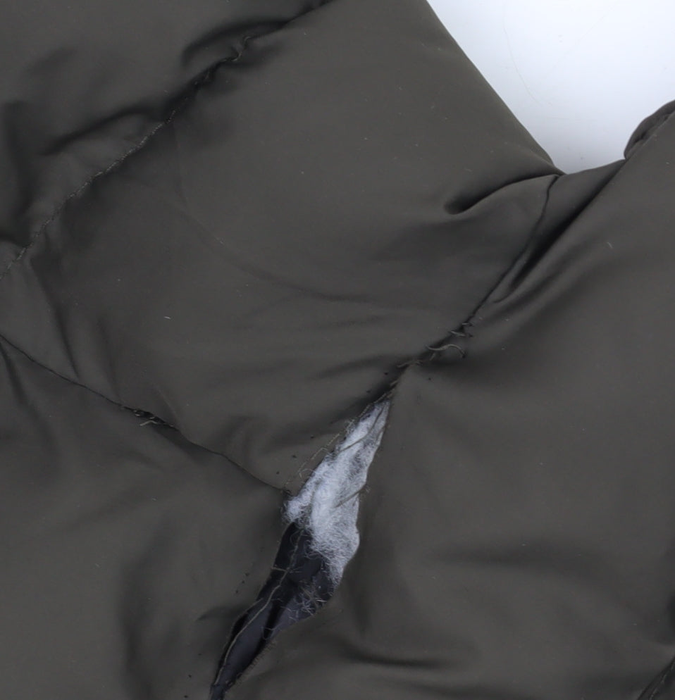 French Connection Men's Green Puffer Jacket S