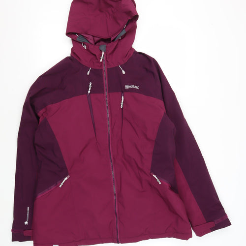 Regatta Women's Purple Parka Jacket UK 16