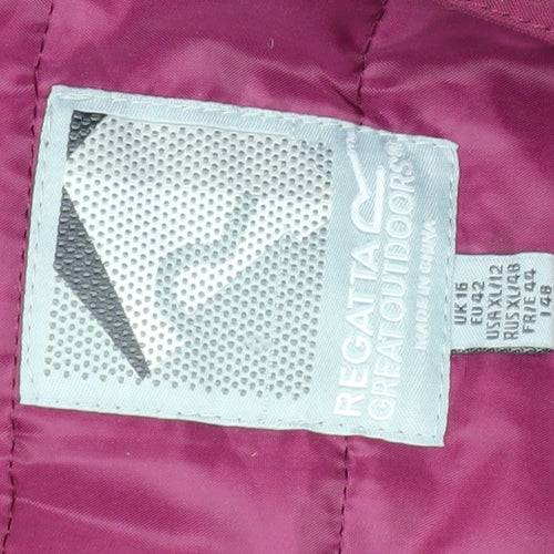 Regatta Women's Purple Parka Jacket UK 16