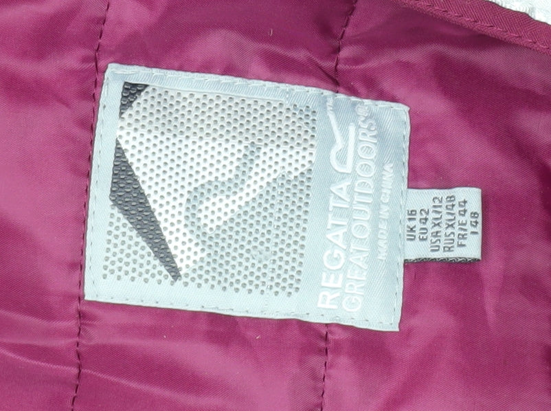 Regatta Women's Purple Parka Jacket UK 16