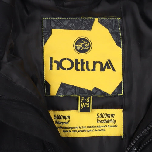 Hot Tuna Boys Black Jacket 7-8 Years Waterproof