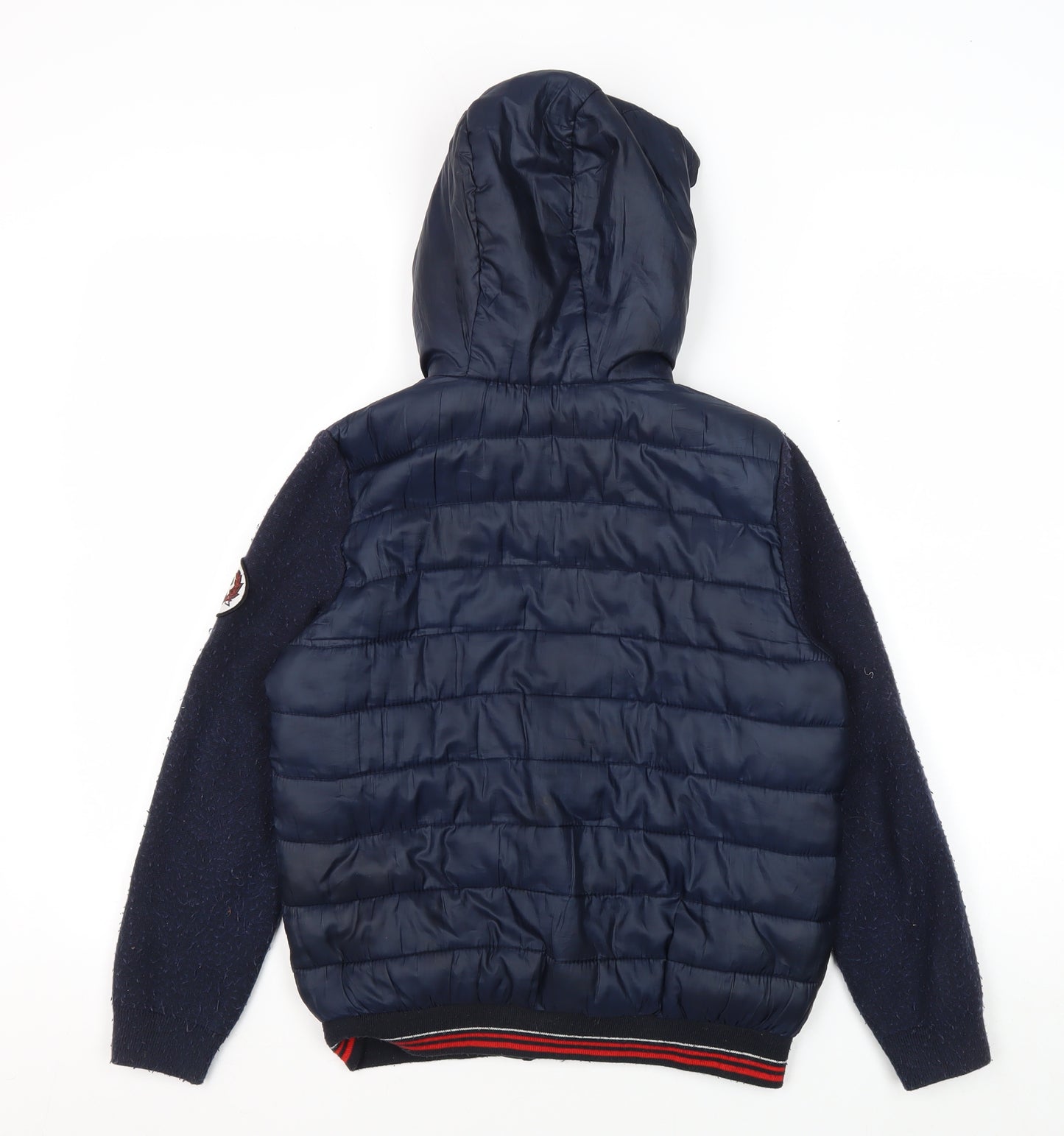 River Island Boys Blue Hooded Puffer Jacket 9-10 Years