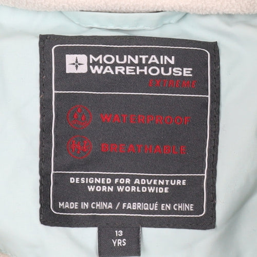 Mountain Warehouse Girls Blue Ski Jacket 13 Years