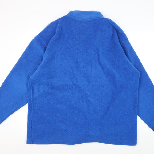 Ericsson Men's Blue Fleece 1/4 Zip Sweatshirt L