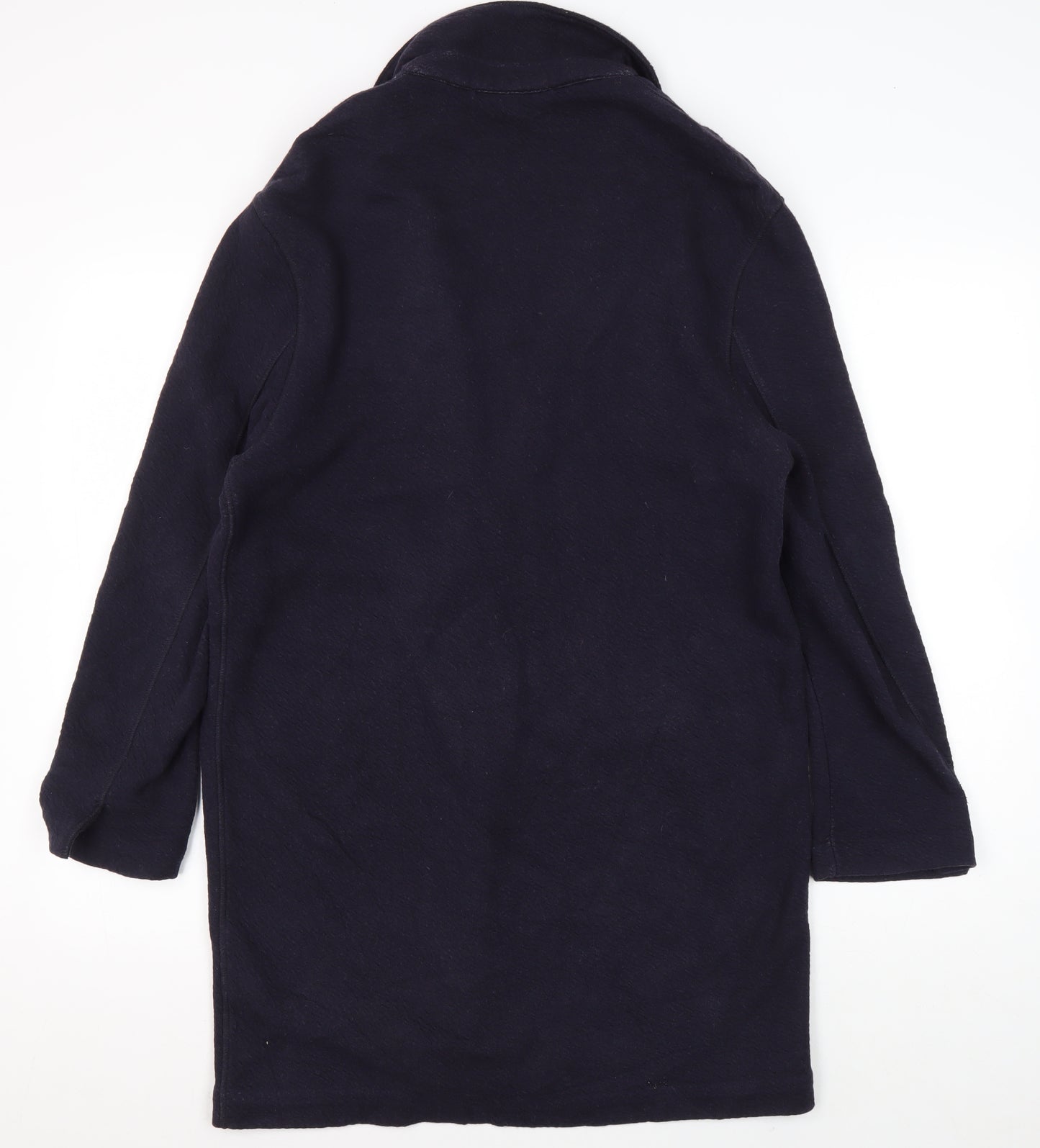 Tommy Hilfiger Men's Blue Coat Shawl Collar