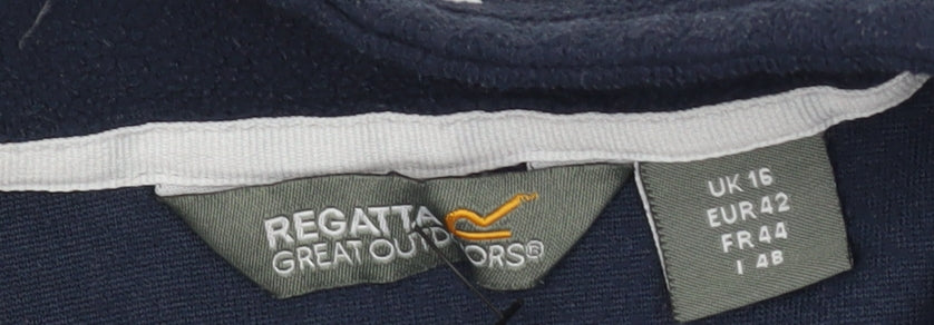 Regatta Women's Blue Fleece Pullover Sweatshirt Size 16