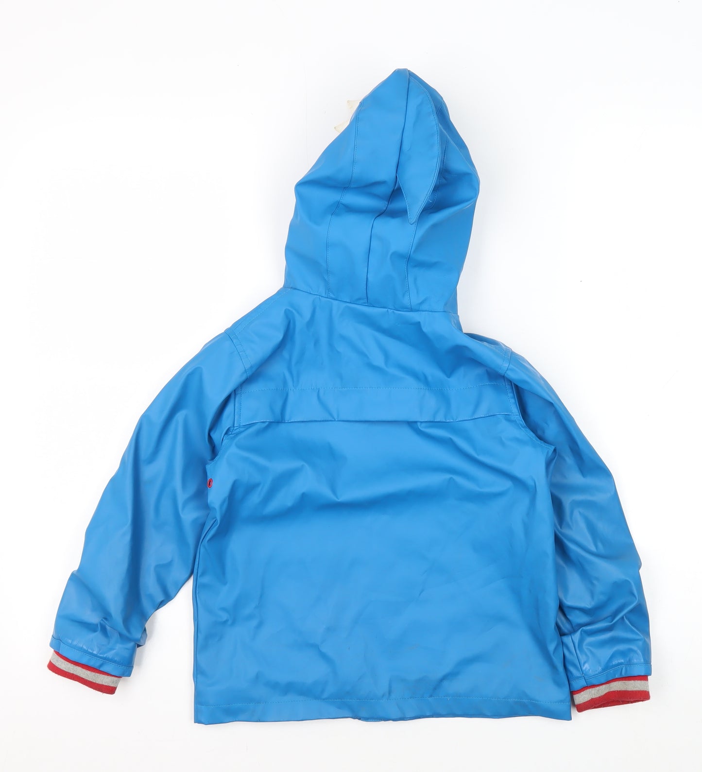 Next Boys Blue Rain Coat 4-5 Years Hooded Jacket