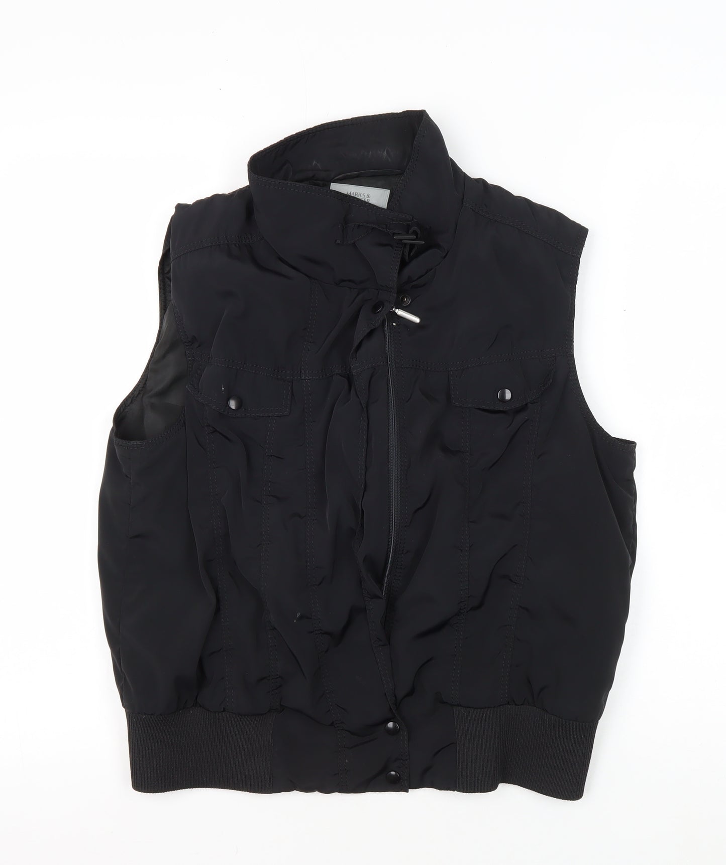 Marks and Spencer Black Women's Regular Fit Waistcoat