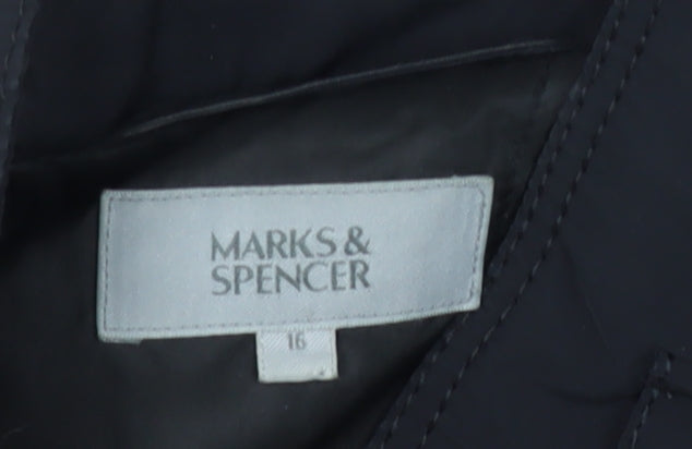 Marks and Spencer Black Women's Regular Fit Waistcoat