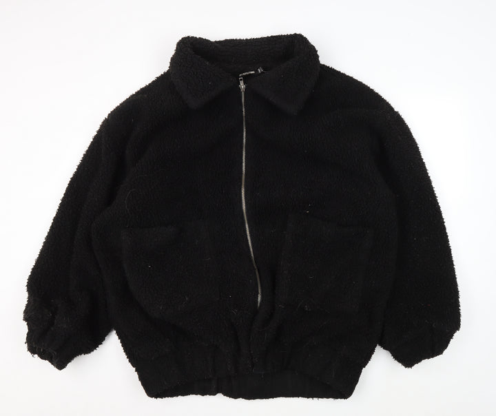 PrettyLittleThing Women's Black Jacket Size 12