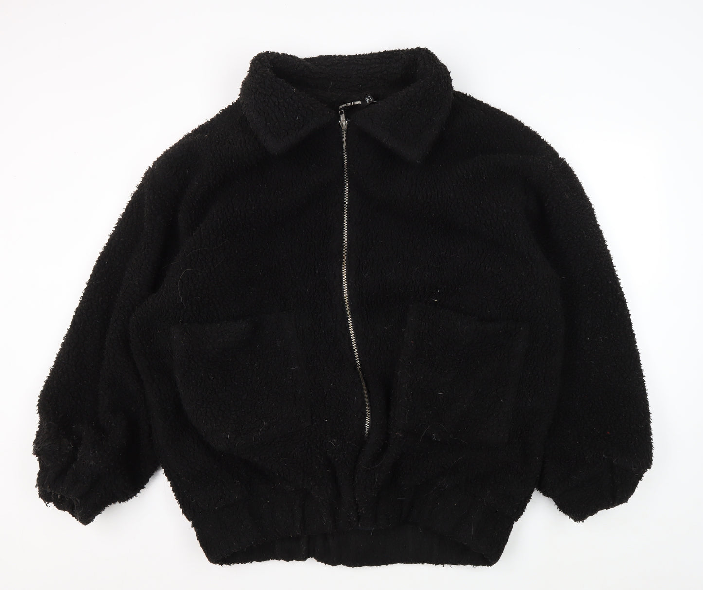 PrettyLittleThing Women's Black Jacket Size 12