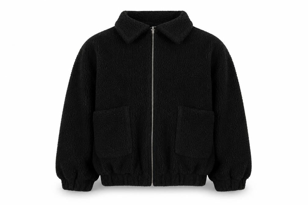 PRETTYLITTLETHING Women's Black Jacket Size 12