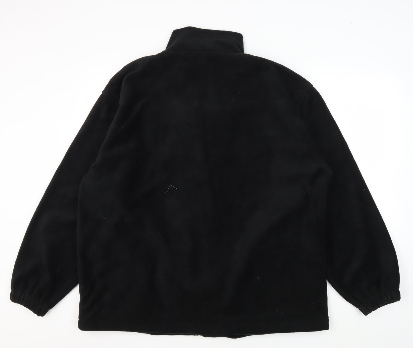 Result Men's Black Fleece Jacket L with Embroidery