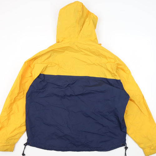 RIVERS EDGE Men's Yellow Blue Windbreaker Jacket L