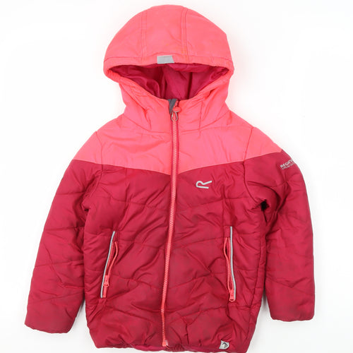 Regatta Unisex Kids Red Puffer Jacket 5-6 Years