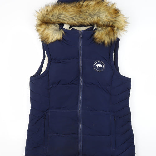 SoulCal & Co Women's Blue Puffer Waistcoat 10