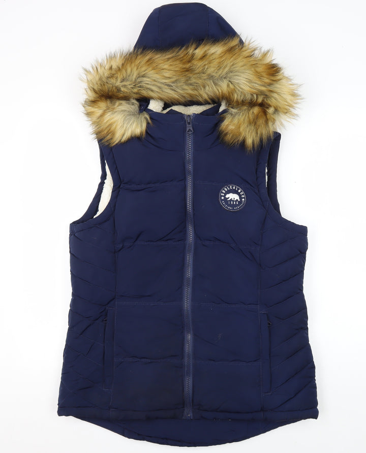 SoulCal & Co Women's Blue Puffer Waistcoat 10