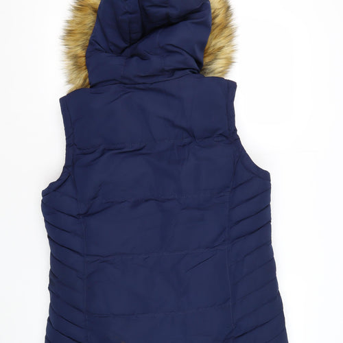 SoulCal & Co Women's Blue Puffer Waistcoat 10