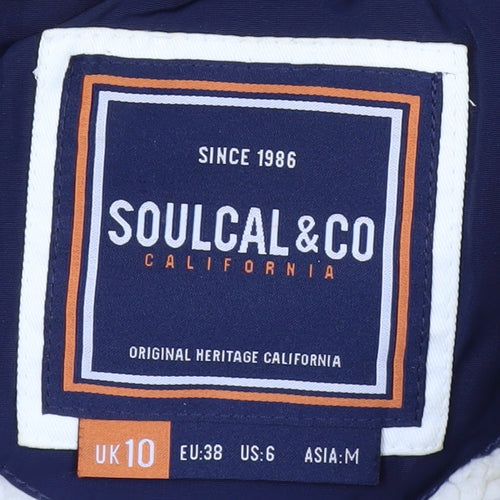 SoulCal & Co Women's Blue Puffer Waistcoat 10