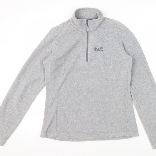 Jack Wolfskin Women's Grey Pullover Sweatshirt