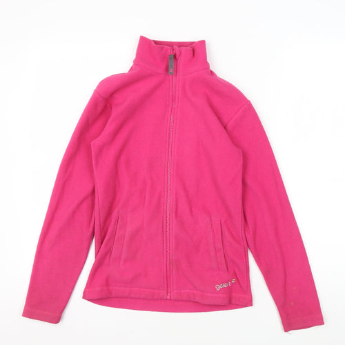 Gelert Girls Pink Fleece Jacket, 11-12 Years, Full Zip, Activewear