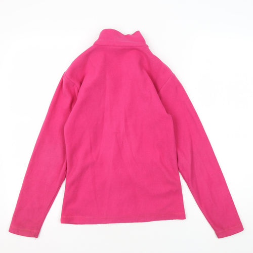 Gelert Girls Pink Fleece Jacket, 11-12 Years, Full Zip, Activewear