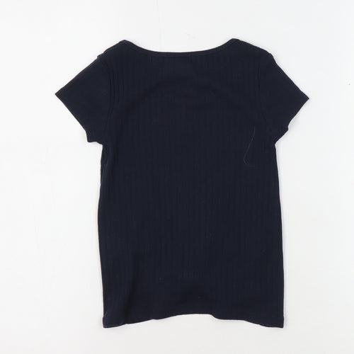 Abercrombie Kids Girls Black T-Shirt 5-6 Years