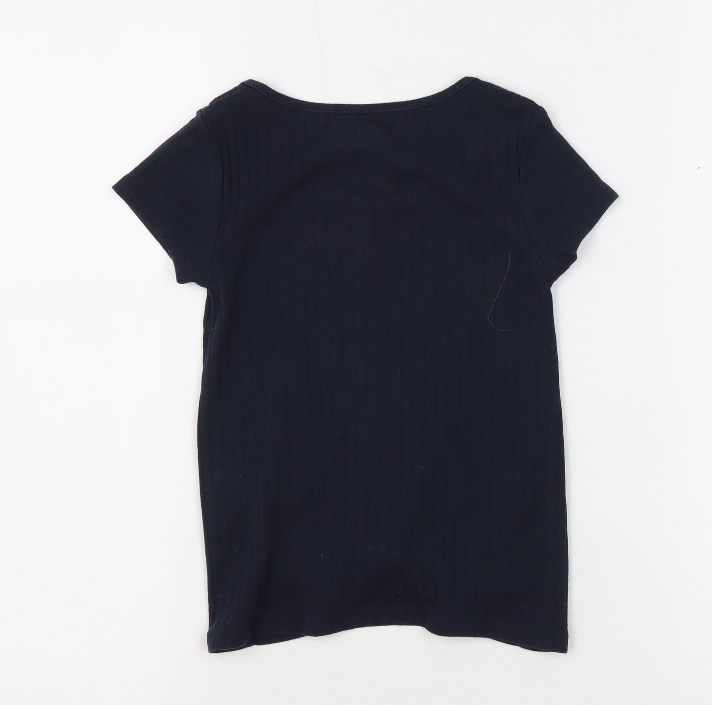 Abercrombie Kids Girls Black T-Shirt 5-6 Years