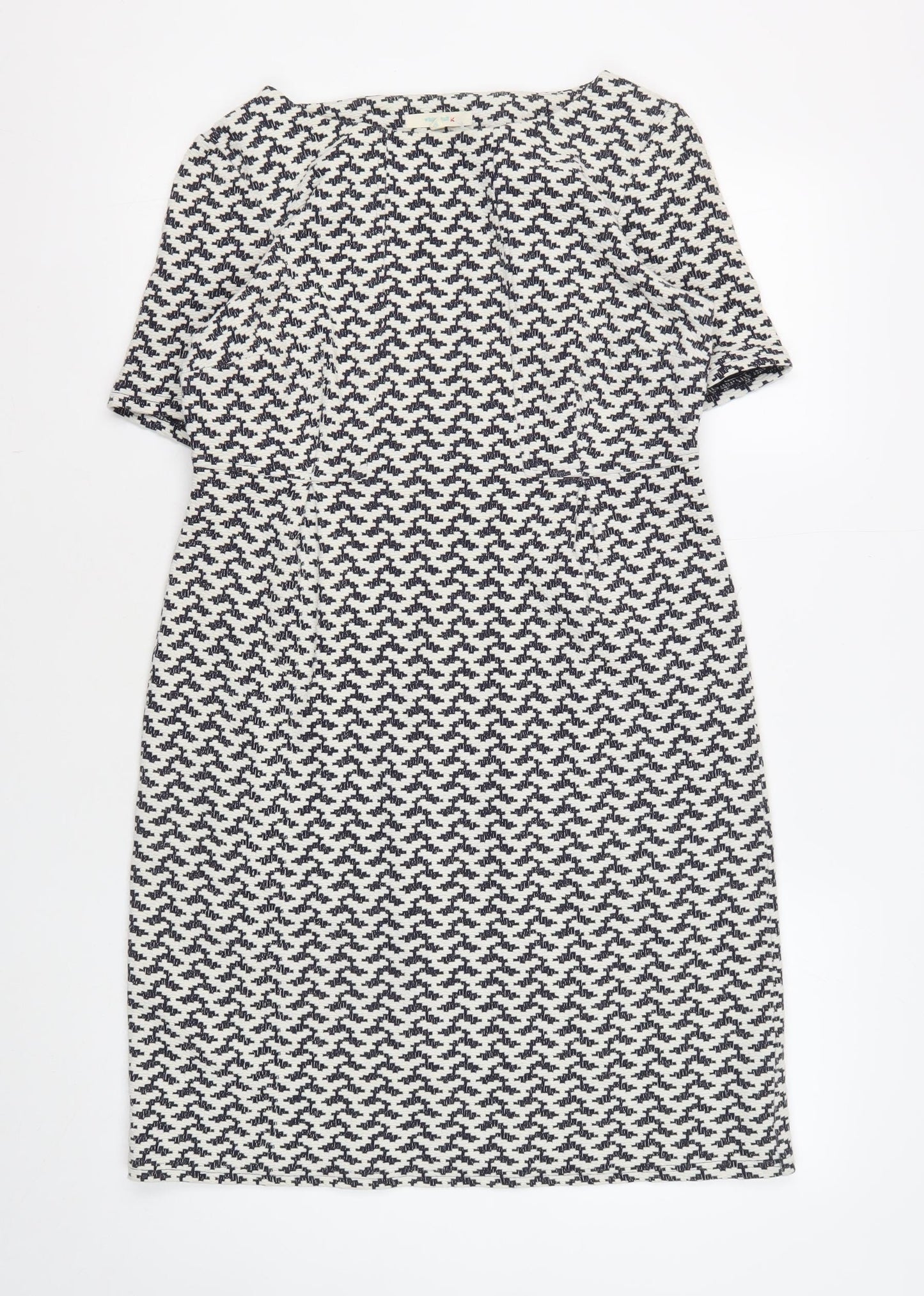 White Stuff Women's Multicoloured Shift Dress Size 10