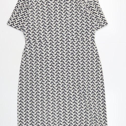 White Stuff Women's Multicoloured Shift Dress Size 10