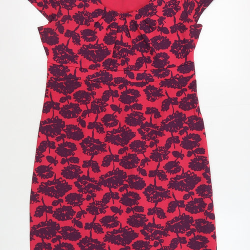 Boden Women's Multicoloured Floral Sheath Dress M