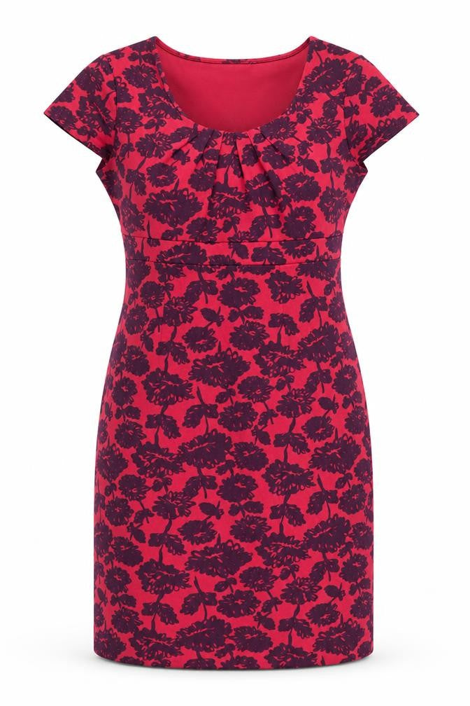 Front view of Boden Women's Multicoloured Floral Sheath Dress M