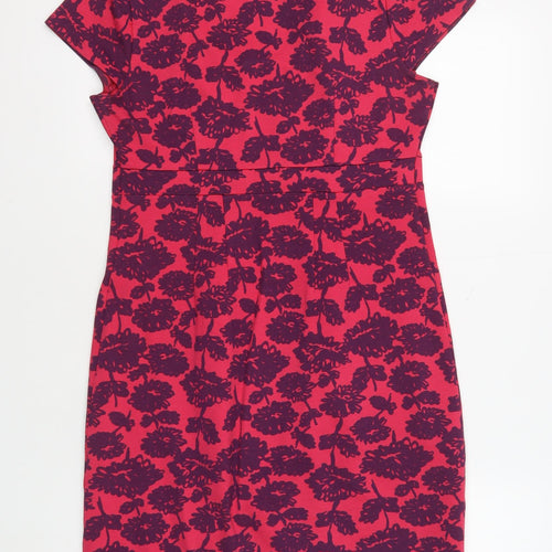 Boden Women's Multicoloured Floral Sheath Dress M