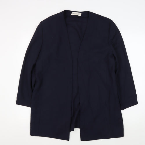 Jacques Vert Women's Black Mid-Length Coat Size 16