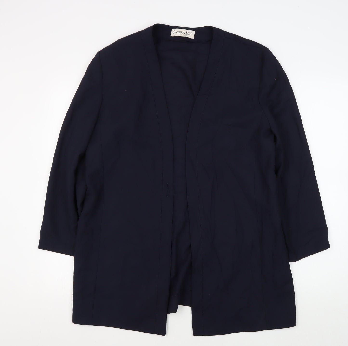 Jacques Vert Women's Black Mid-Length Coat Size 16