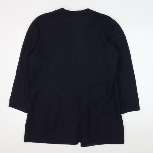 Jacques Vert Women's Black Mid-Length Coat Size 16