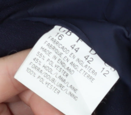 Jacques Vert Women's Black Mid-Length Coat Size 16