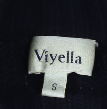 Viyella Women's Black Roll Neck Pullover Jumper - S