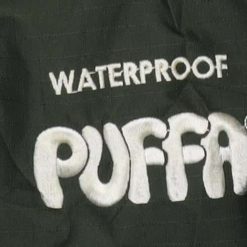 Puffa Men's Green Parka Jacket S Waterproof Hooded
