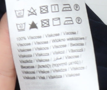 Jacqueline de Yong Women's Blue Sleeveless Blouse Size 10