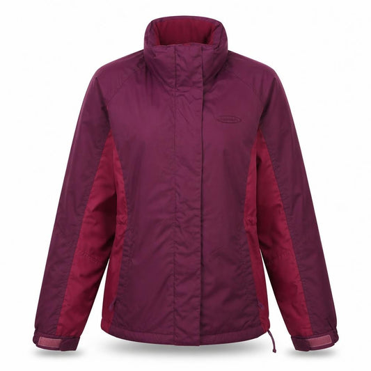 Front view of No Fear Women's Purple 3-in-1 Jacket, size 12, Regular Fit