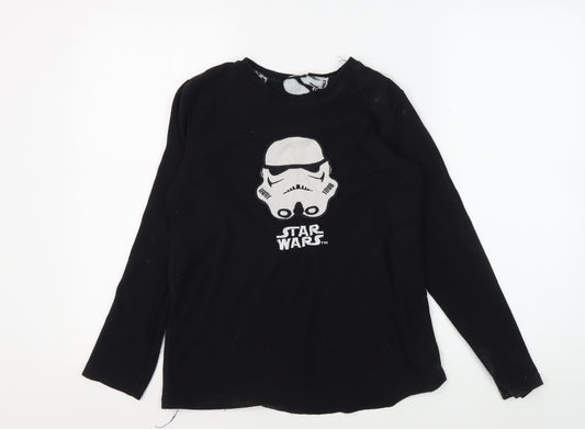 Star Wars Boys Black Pyjama Top, 12-13 Years, Long Sleeve
