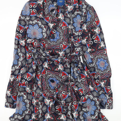 Cotton Traders Women's Multicoloured Paisley Coat Size 16
