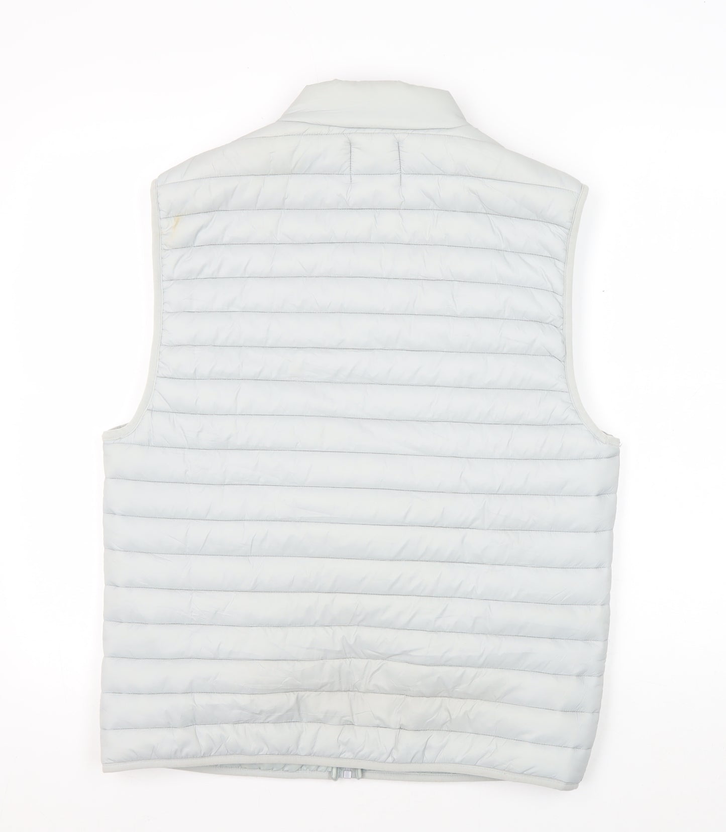 ASOS Unisex White Waistcoat M Polyamide Casual Spring