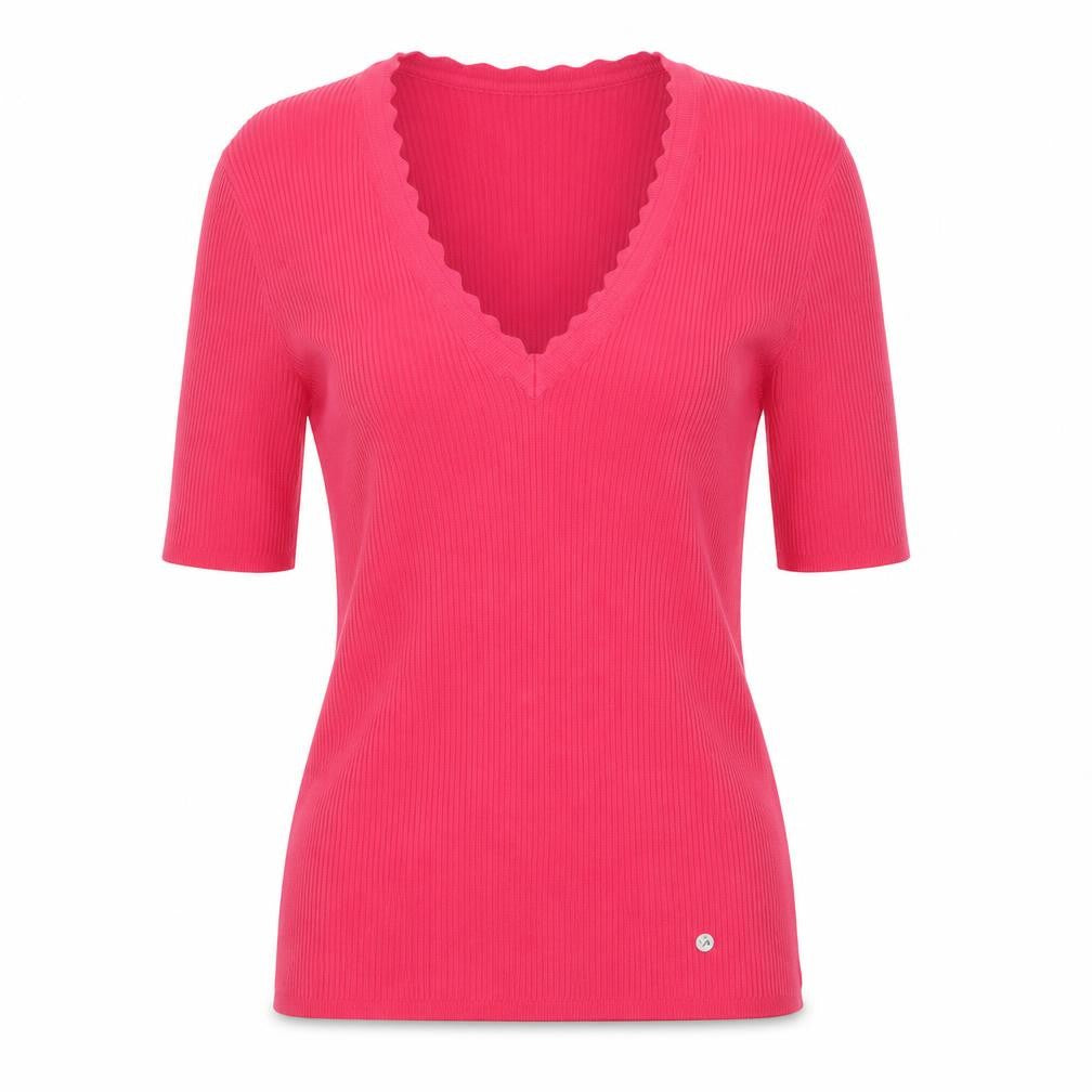 Front view of Marks & Spencer Women's Pink Knit Top M
