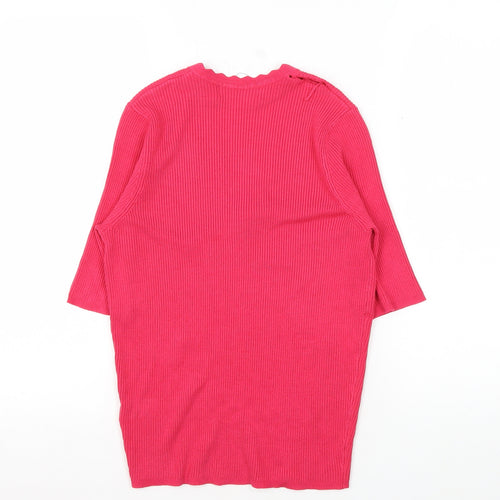 Marks and Spencer Women's Pink Knit Top M